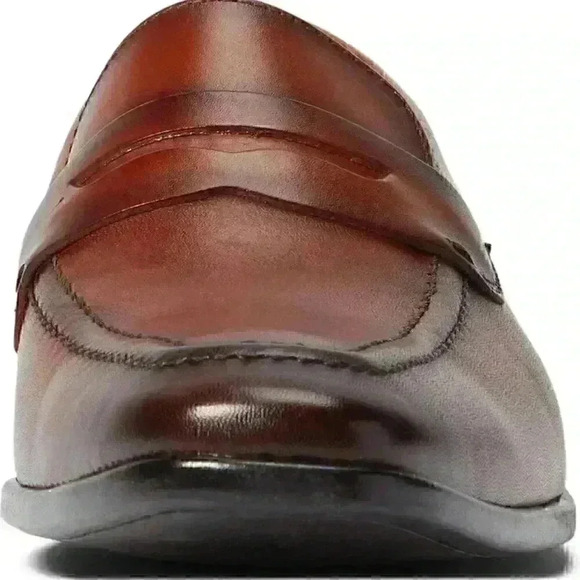 Blanco Garcia Bradon Penny Loafer Whiskey Bronze size 8 M (Hand made) BRAND NEW - Picture 2 of 7